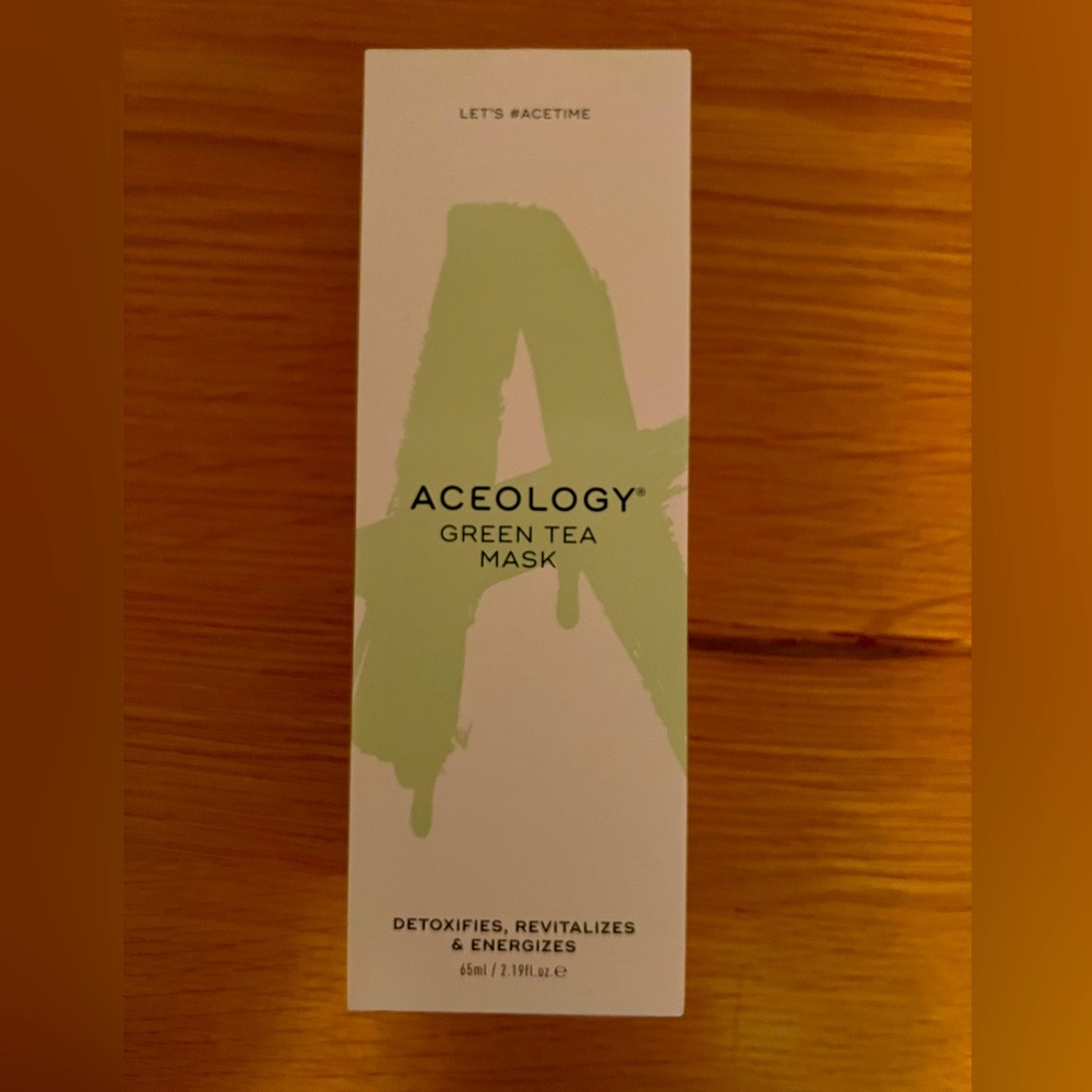 Aceology green tea mask